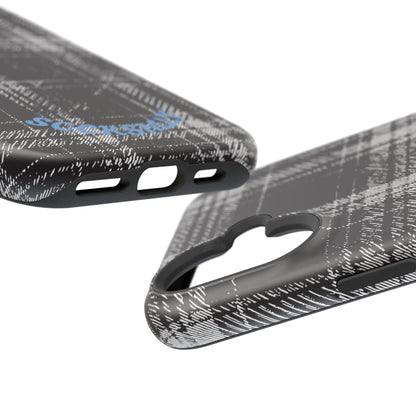 Smoky Grungy Plaid Phone Case for Apple