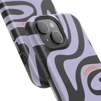 Purple Swirl Phone Case for Apple