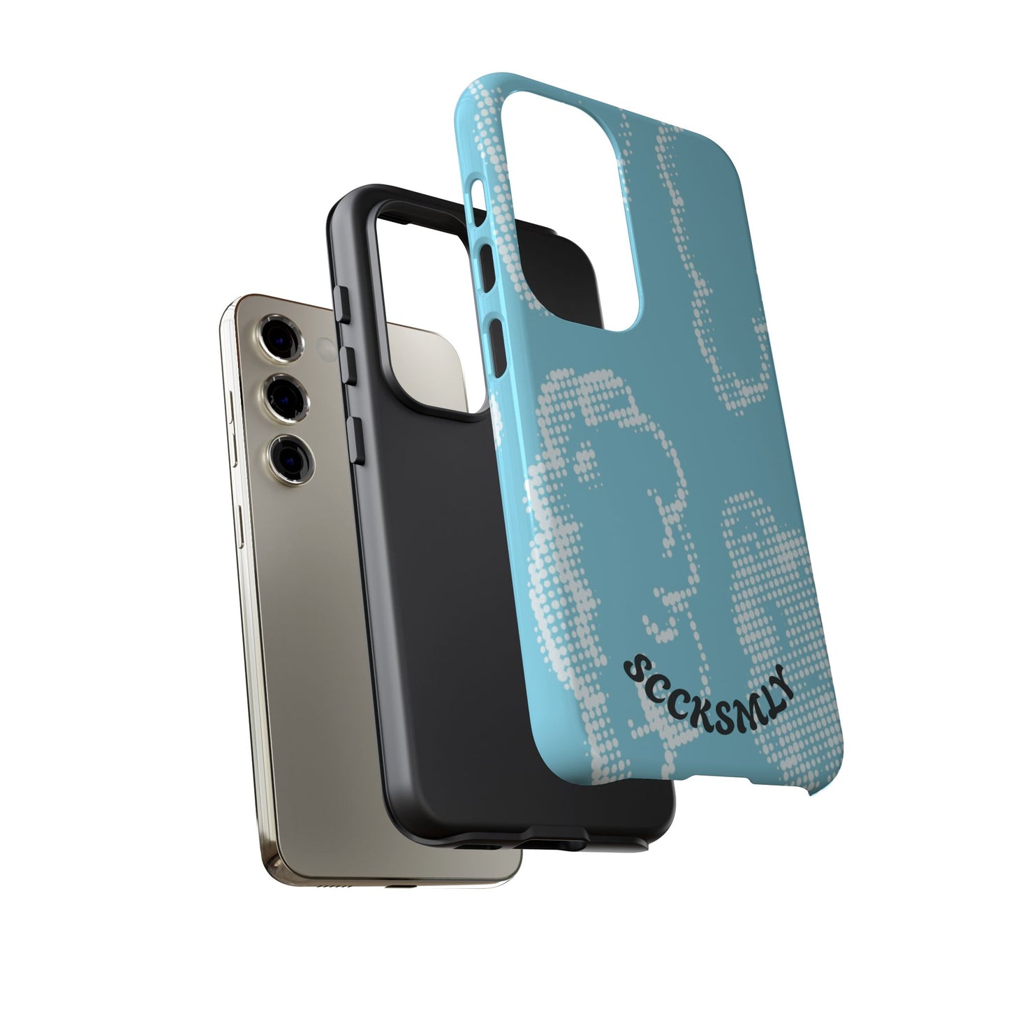 Comic Dot Sky Tough Phone Case for Samsung