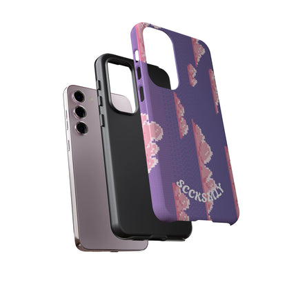 Purple Cotton Candy Sky Tough Phone Case for Samsung