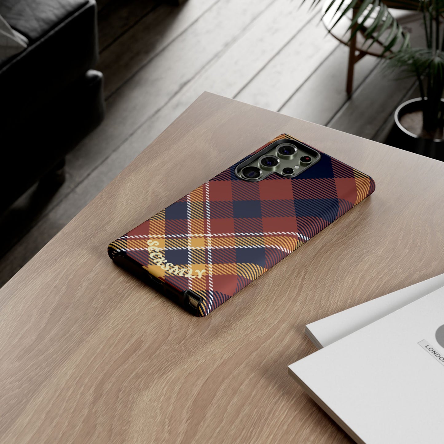 Harvest Tartan Phone Case for Samsung