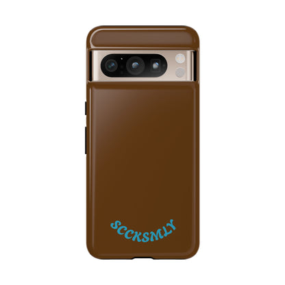 SOLID Chocolate Coco Tough Case for Google Pixel