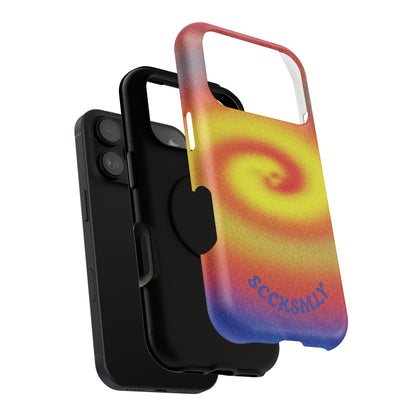 Toxic Spiral Tough Phone Case for Apple