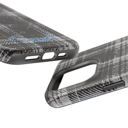 Smoky Grungy Plaid Phone Case for Apple