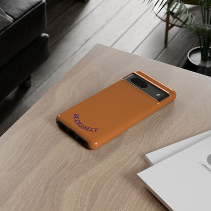 SOLID Burned Plum Tough Case for Google Pixel