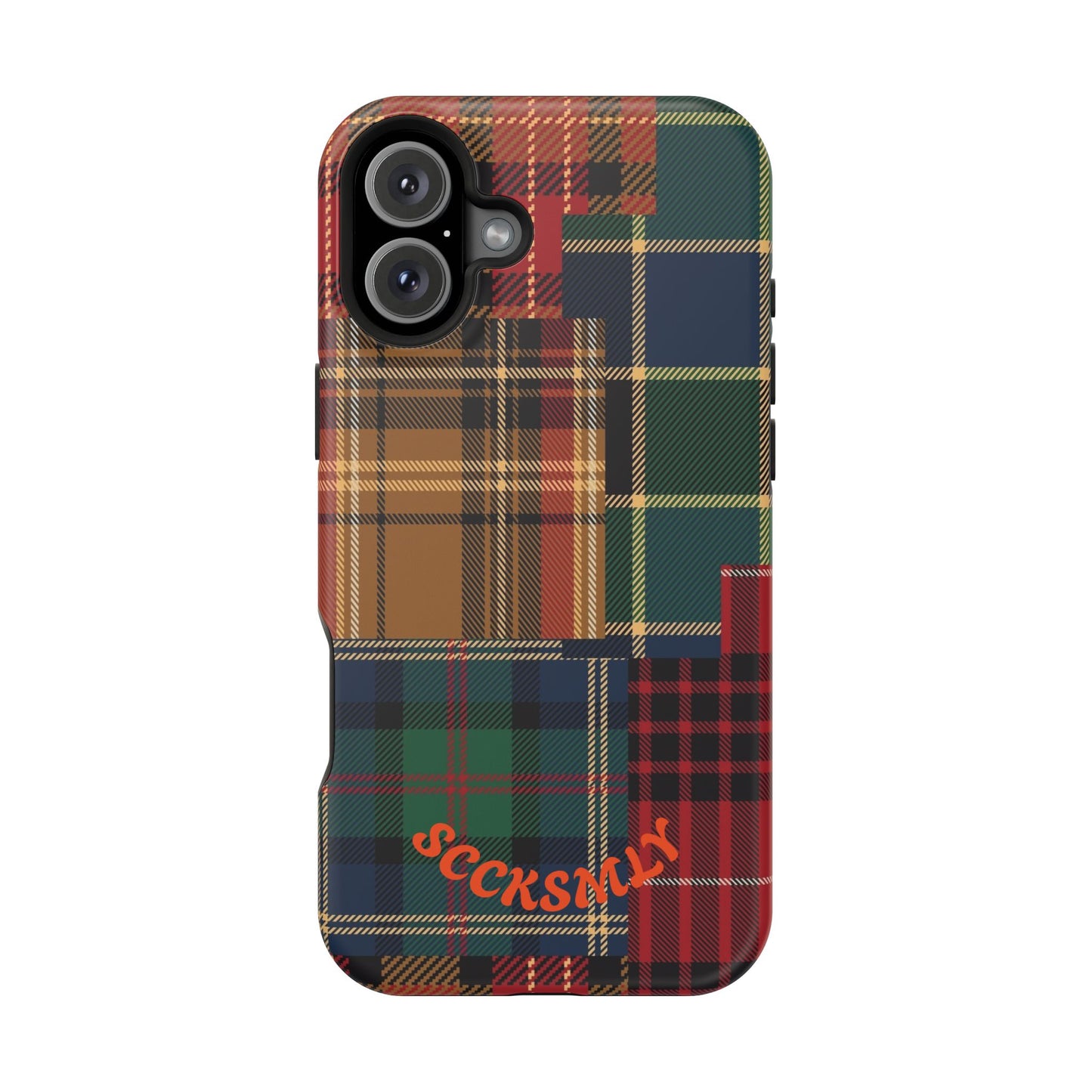 Heritage Hues Patchwork Tough Phone Case for Apple