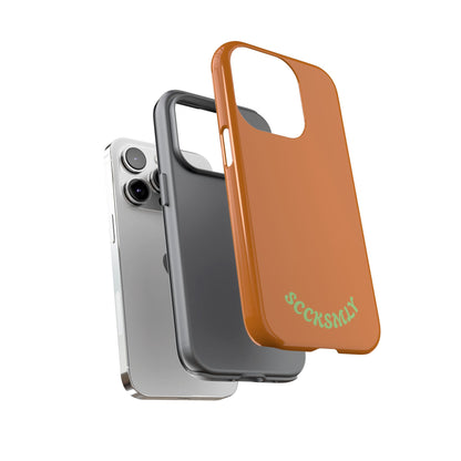SOLID Terracotta Caoal Tough Case for Apple