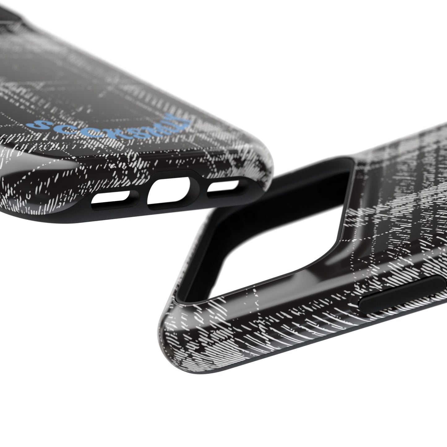 Smoky Grungy Plaid Phone Case for Apple