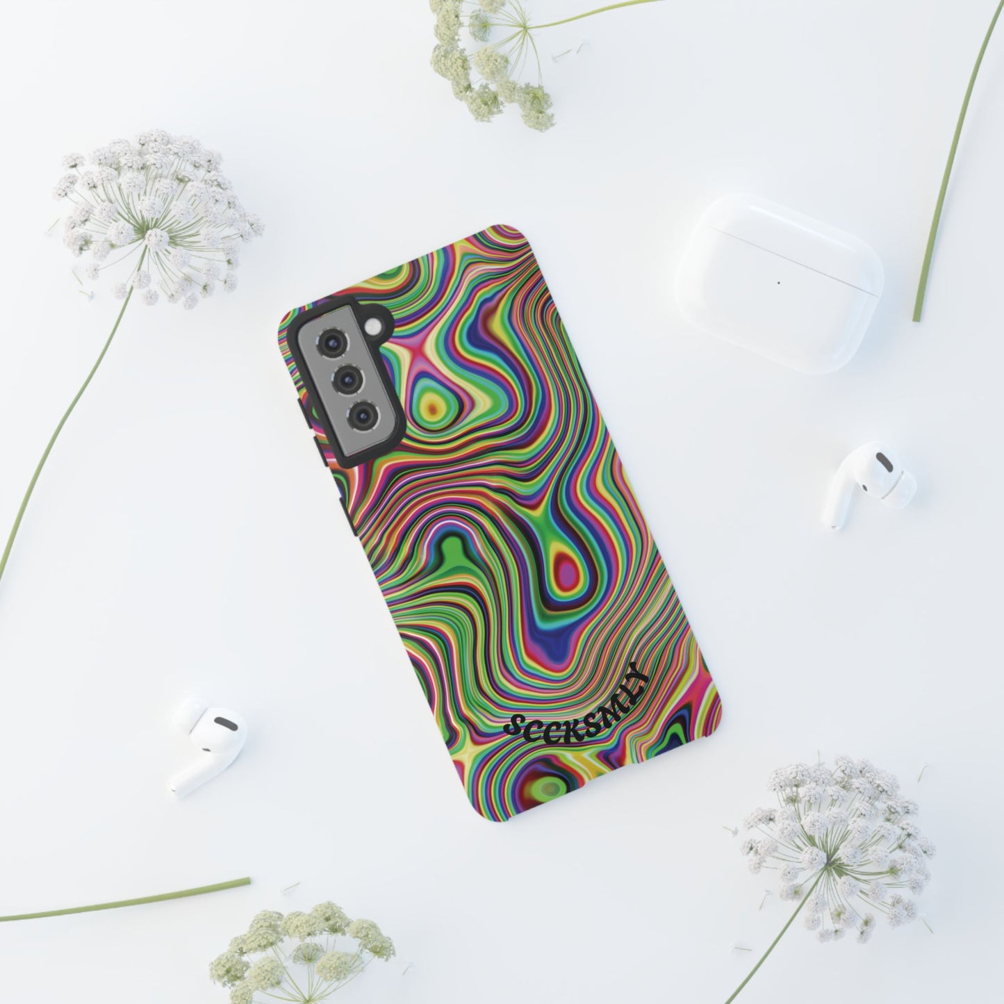 Acid Swirl Phone Case for Samsung