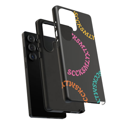 Y2K Wavy Script Tough Case for Samsung