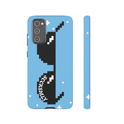 Pixel Glass Tough Phone Case for Samsung