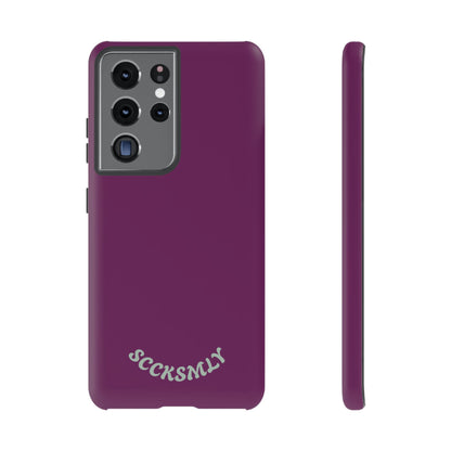 SOLID Amethyst Matte Tough Phone Case for Samsung