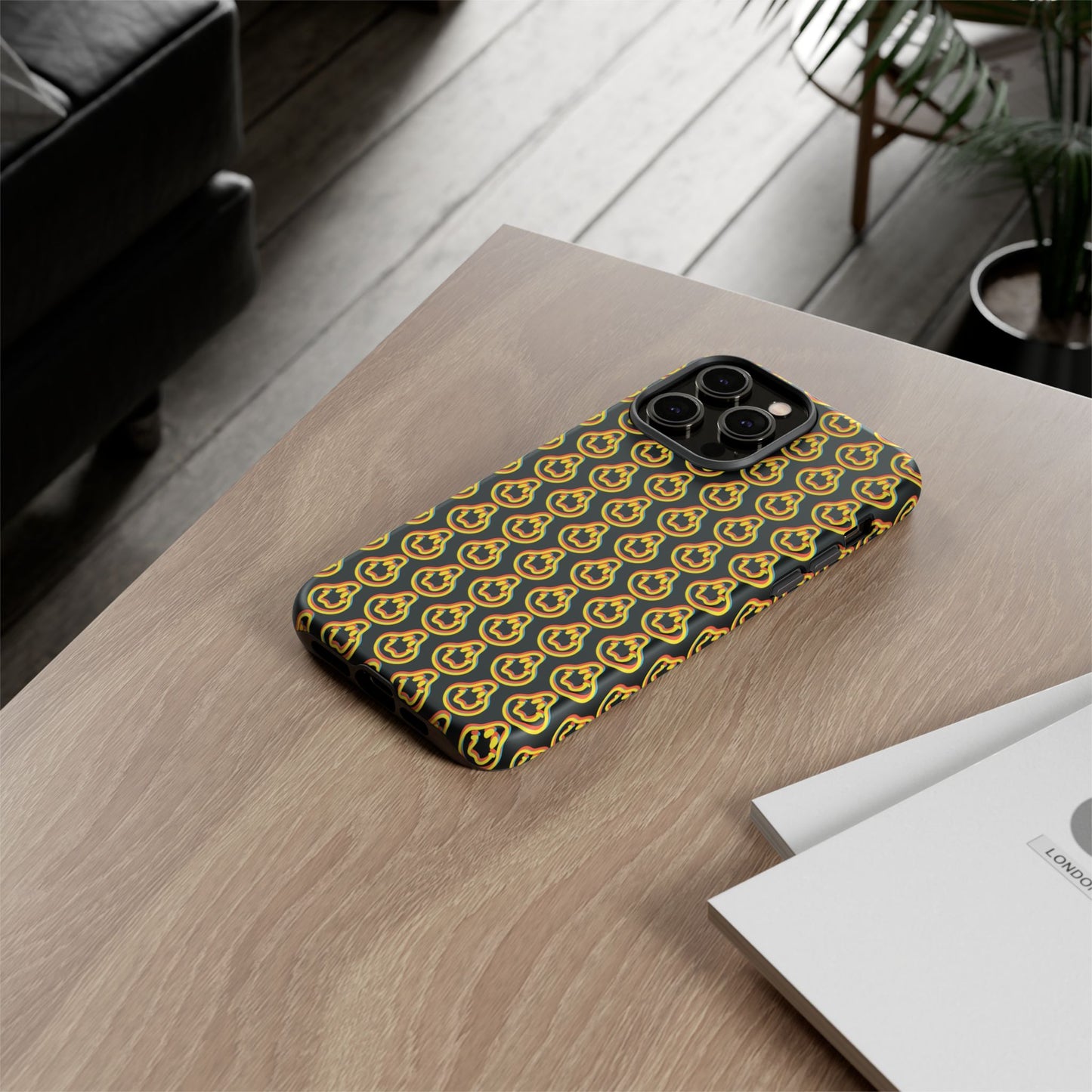 Solid SCCKSMLY Tough Phone Case for Apple