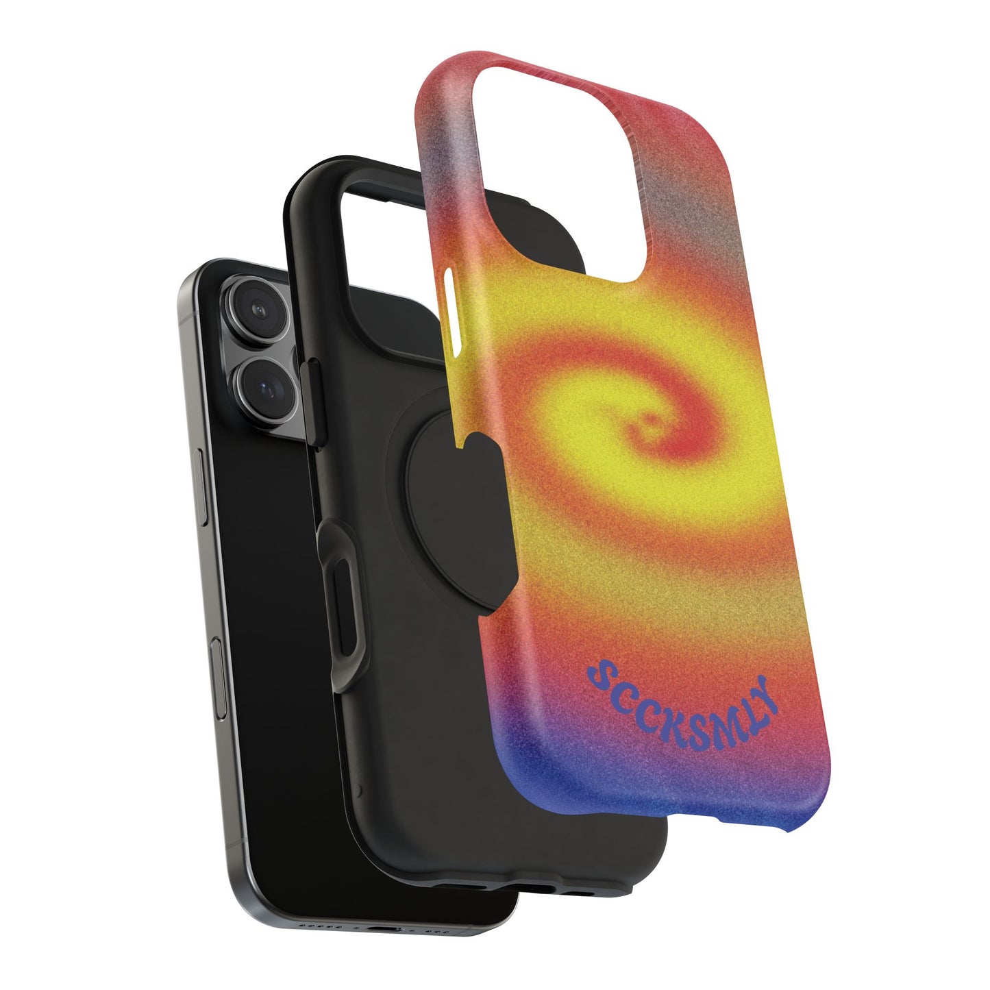 Toxic Spiral Tough Phone Case for Apple