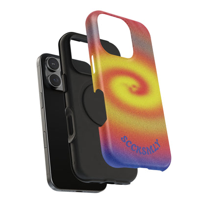 Toxic Spiral Tough Phone Case for Apple