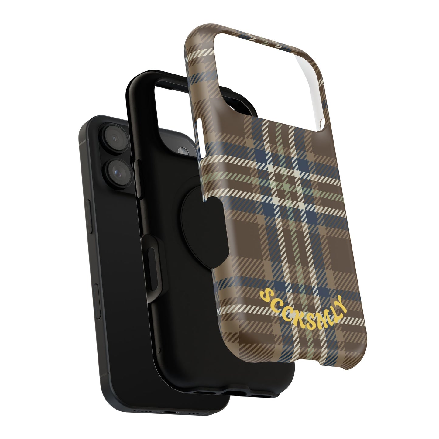 Earth and Sky Plaid Phone Case for Apple