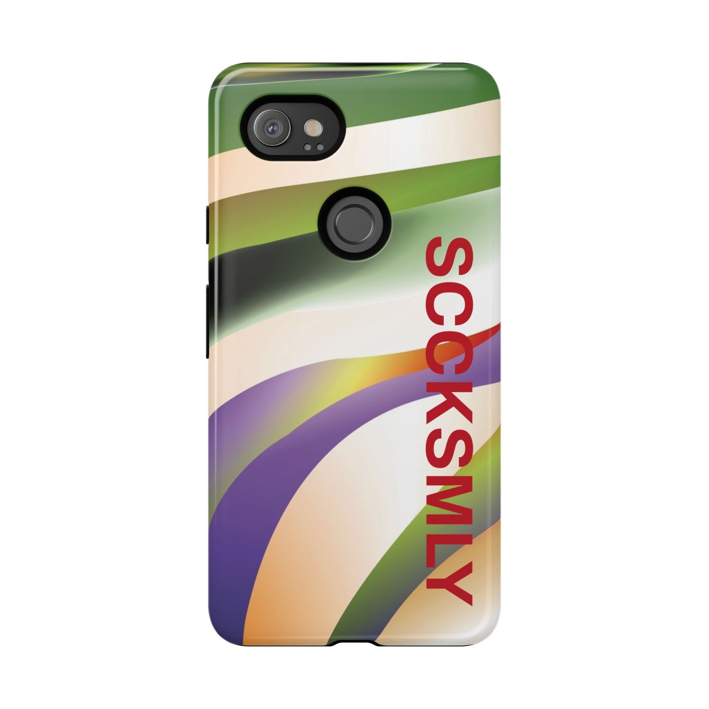 Green Waves Phone Case for Google Pixel