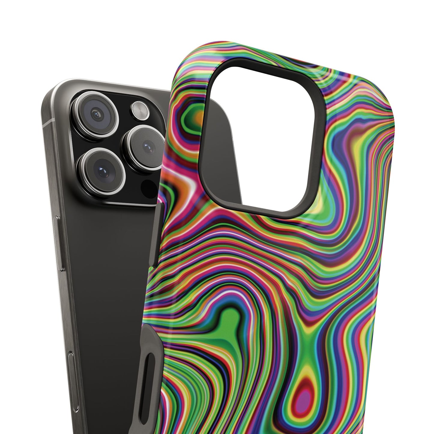 Acid Swirl Phone Case for Apple