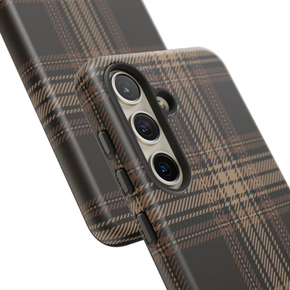 Brown Bread Plaid Tough Phone Case Samsung