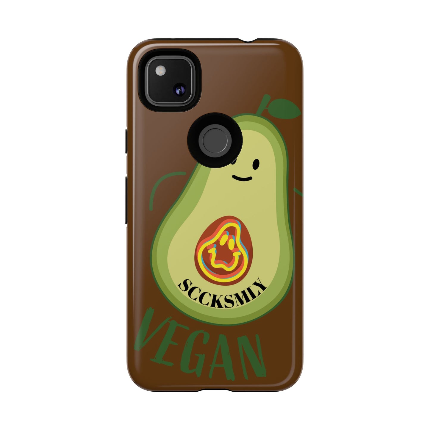 "Google Pixel" Playful Vegan Avocado Phone Case - Tough, Durable Protection with a Fun Design