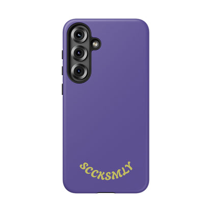 SOLID Dreamy Dusk Purple Tough Case for Samsung