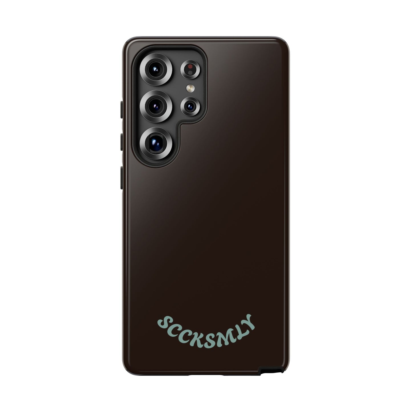 SOLID Espresso Mint Tough Phone Case for Samsung
