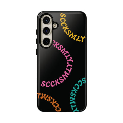Y2K Wavy Script Tough Case for Samsung