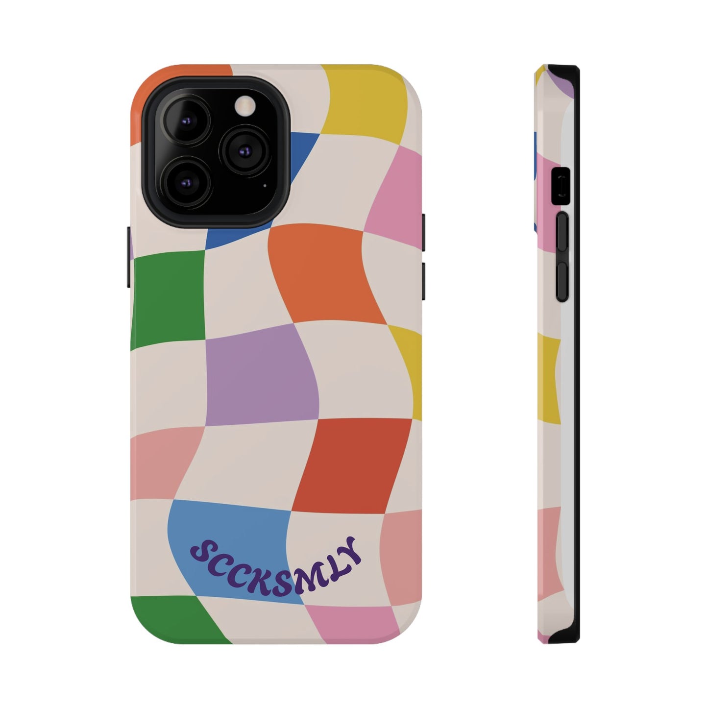 Checker Flicker Phone Case "IOS or Apple"