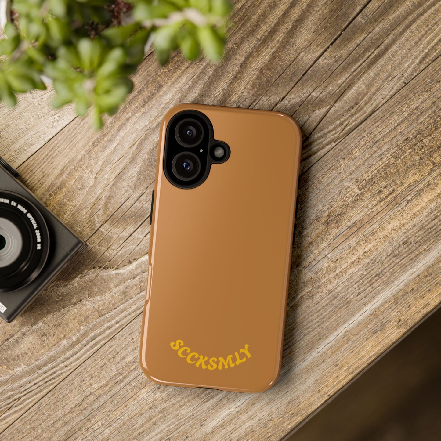 SOLID Spiced Caramel Tough Case for Apple