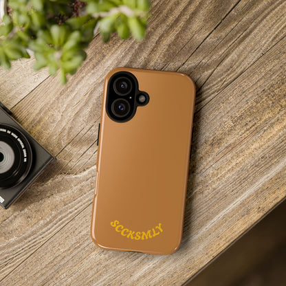 SOLID Spiced Caramel Tough Case for Apple