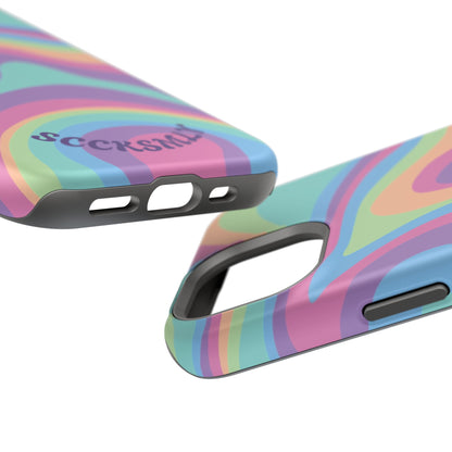 Pastel Swirl Phone Case for Apple
