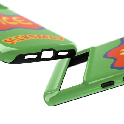 Green "NICE" Tough Phone Case for Google Pixel