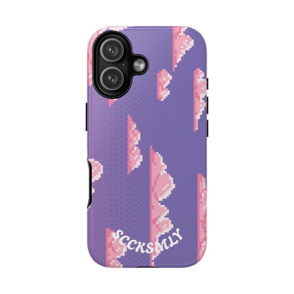 Purple Cotton Candy Sky Tough Phone Case for Apple