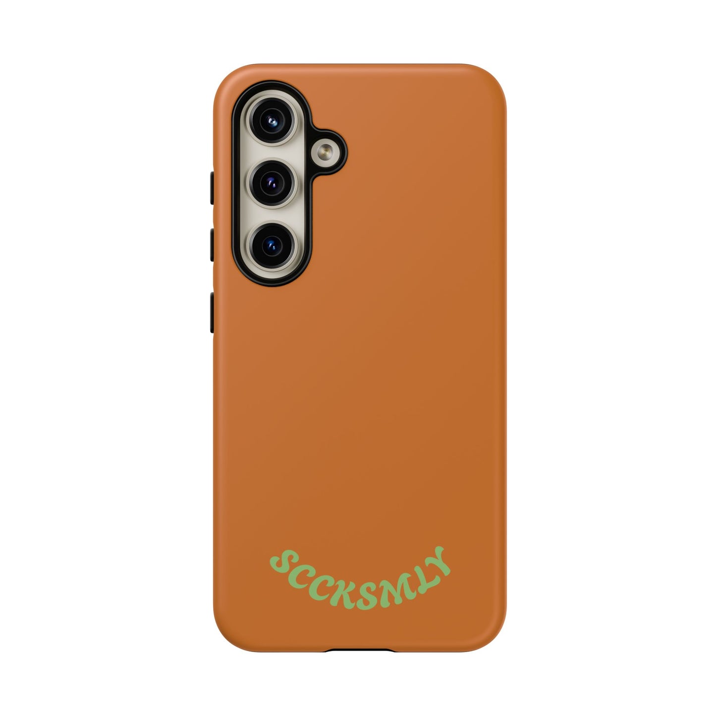 SOLID Terracotta Coal Tough Case for Samsung
