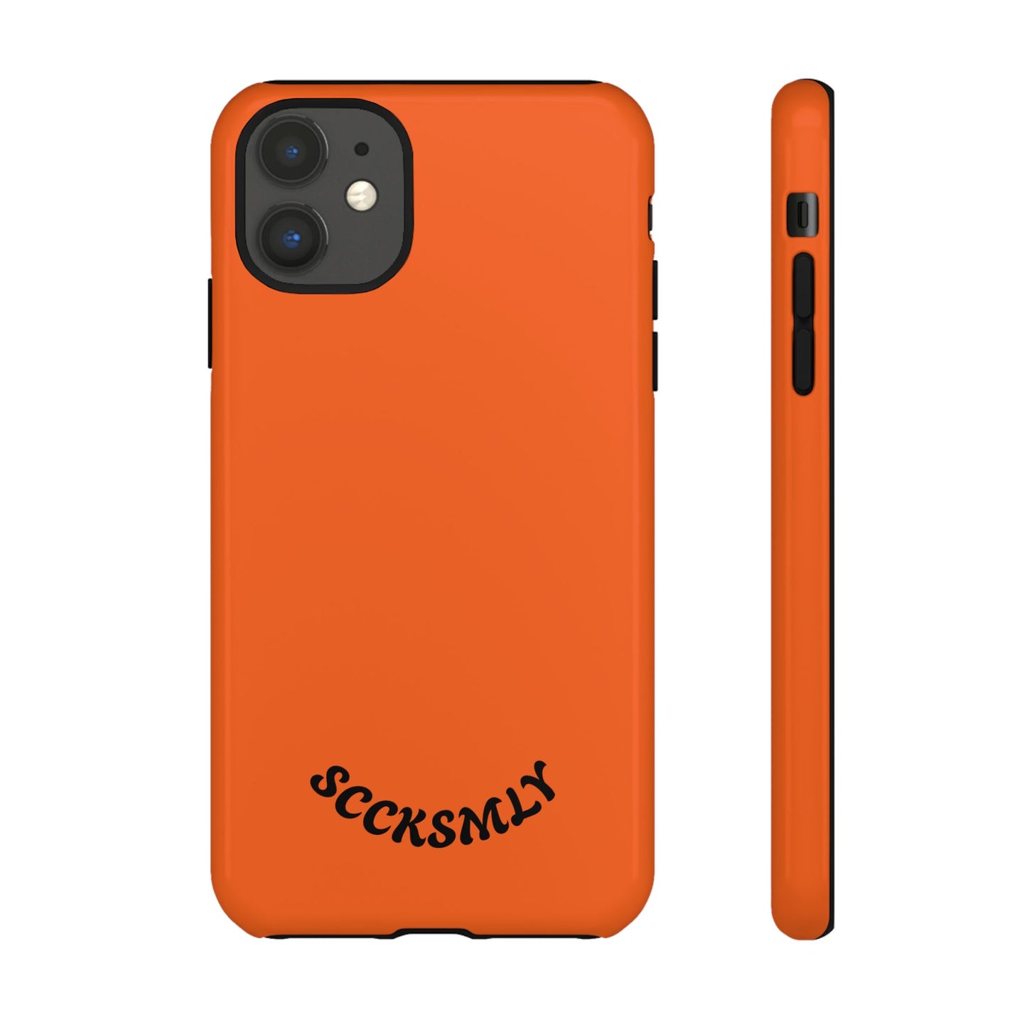 SOLID Tangerine Tough Case for Apple