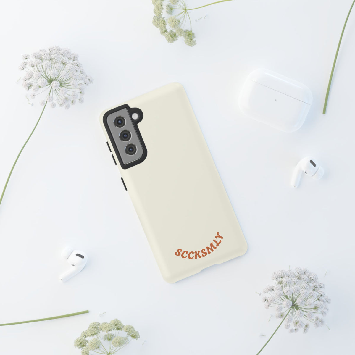Toasted Eggshell Tough Phone Case for Samsung