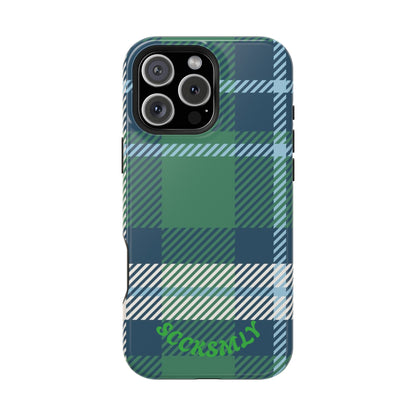 Earth and Sky Plaid Phone Case for Apple