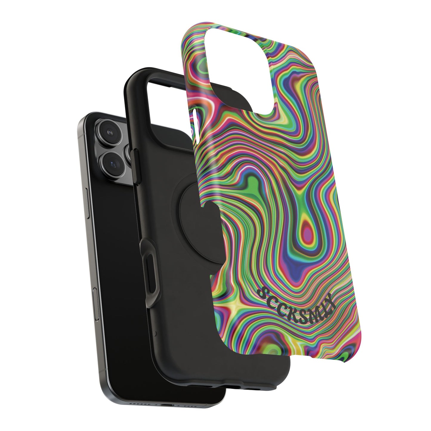 Acid Swirl Phone Case for Apple