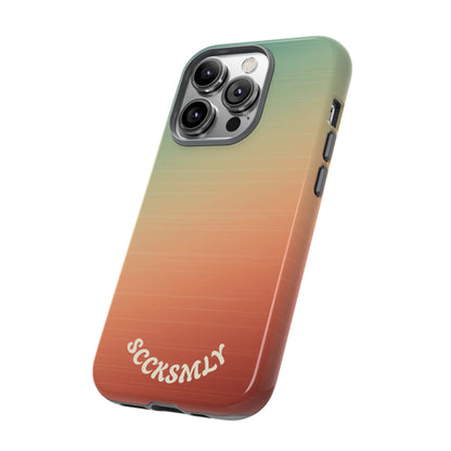 Warm Ombré Tough Phone Case for Apple