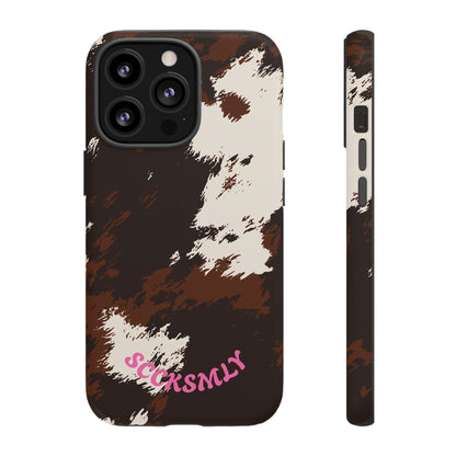 Sooo Cowboy Orange Tough Phone Case for Apple