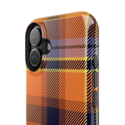 Orange Sickle Plaid  Phone Case for Apple