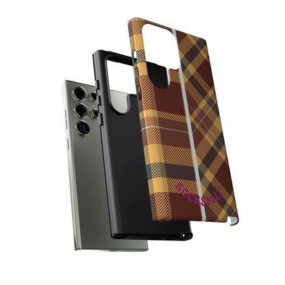 Autumn Plaid Phone Case for Samsung