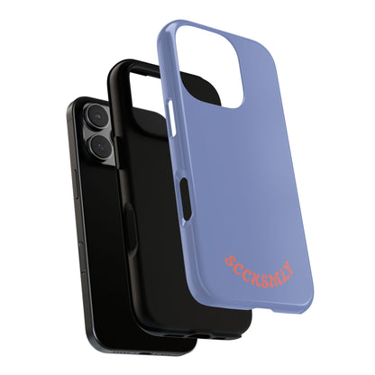 Periwinkle Blue Tough Phone Case for Apple