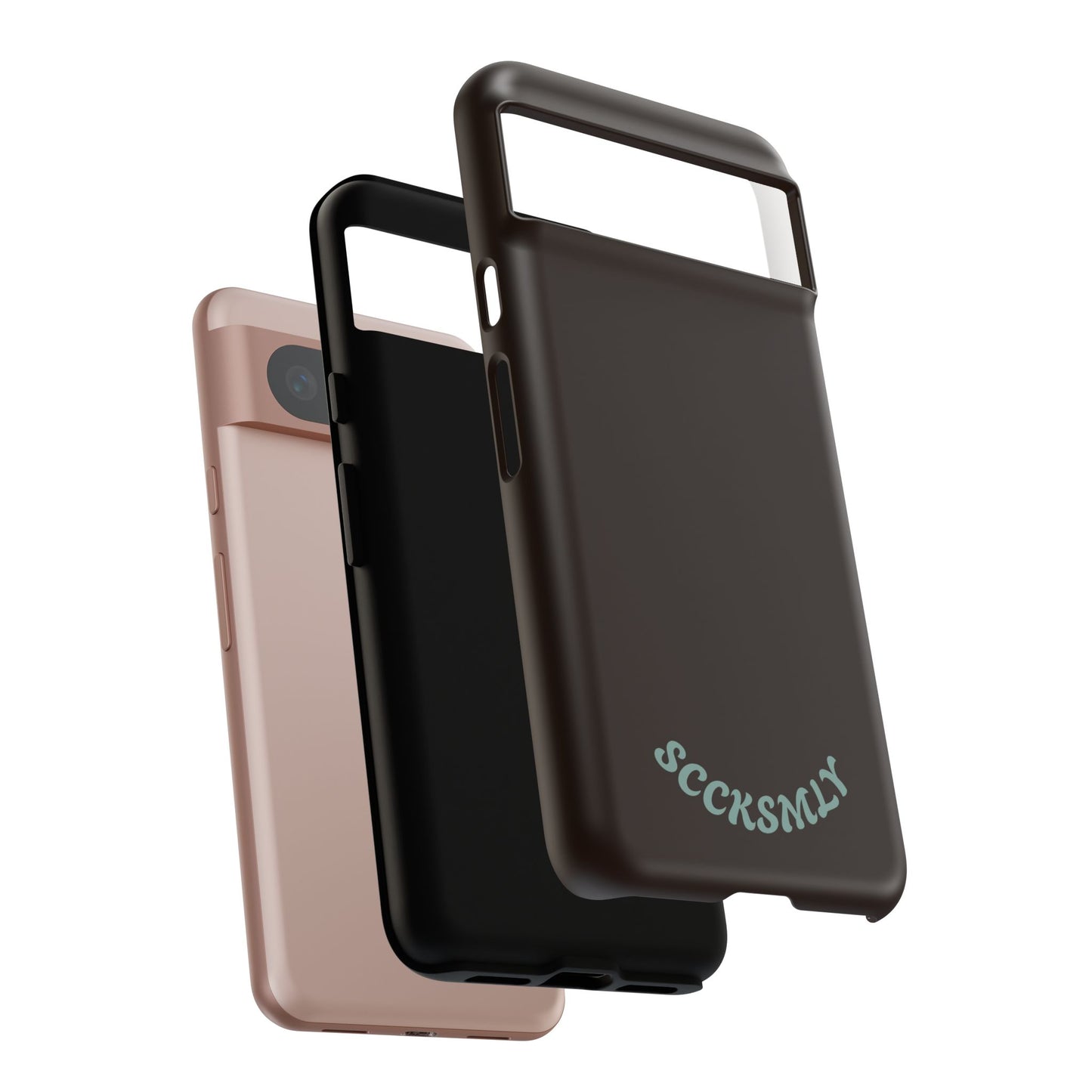 SOLID Espresso Mint Tough Phone Case for Google Pixel