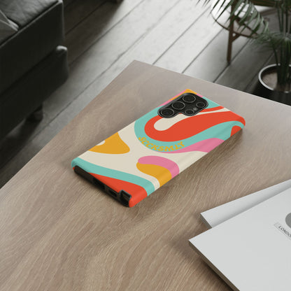 Psychodelic Acid Swirl Phone Case for Samsung
