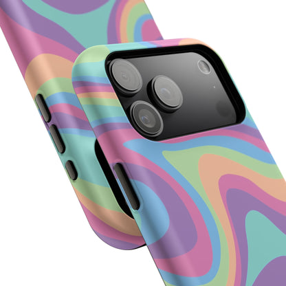 Pastel Swirl Phone Case for Apple