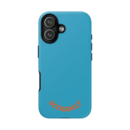 SOLID Blue Spook Tough Case for Apple