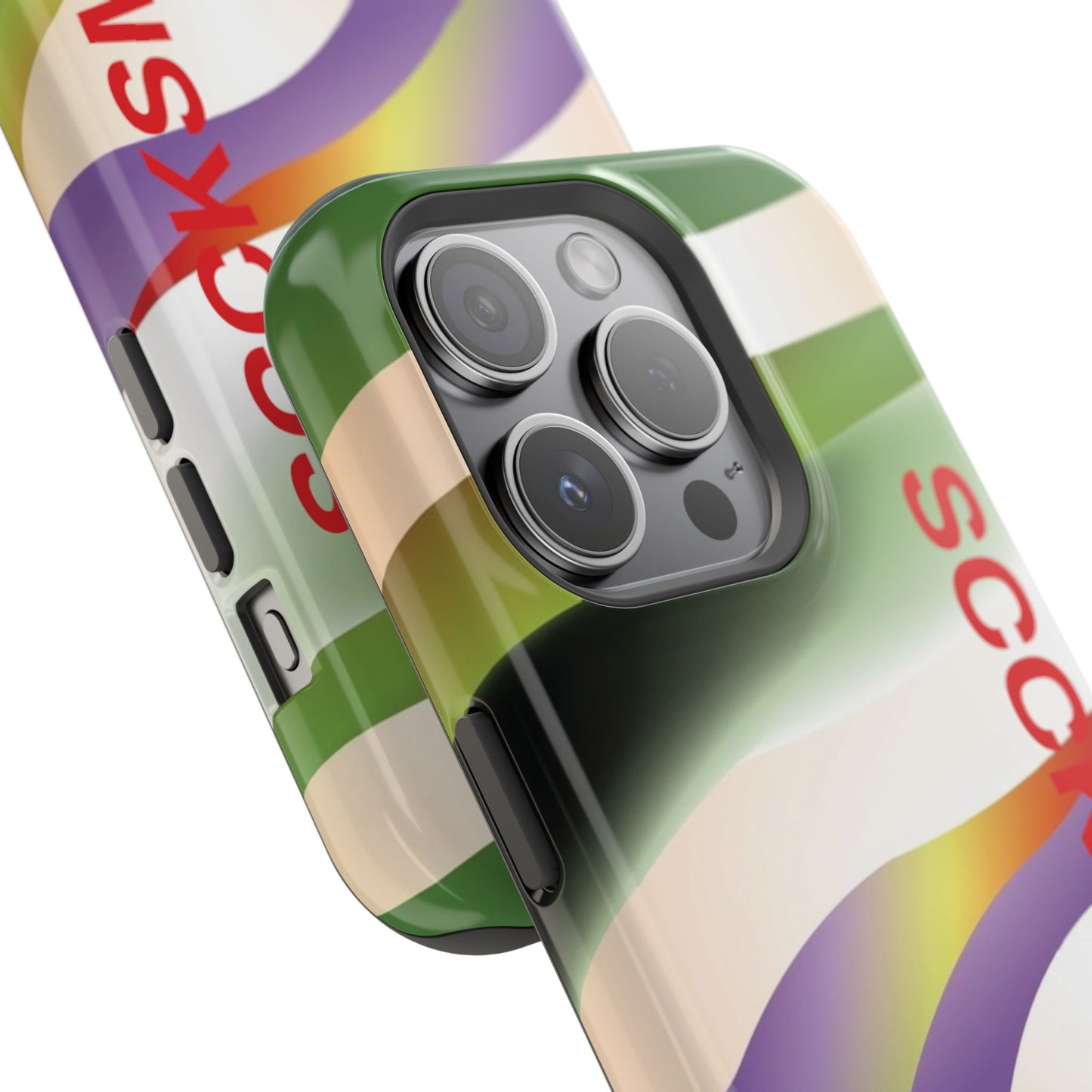 Green Waves Phone Case for "IOS or Apple"