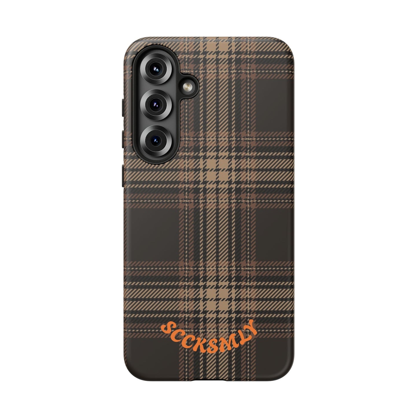 Brown Bread Plaid Tough Phone Case Samsung