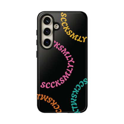 Y2K Wavy Script Tough Case for Samsung